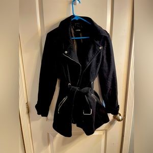 Women’s Black Express Peacoat